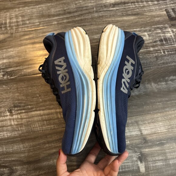 Hoka One One Men Bondi 8 Blue Outer Space Running Shoe 1123202 OSAA Size 13D main image 7